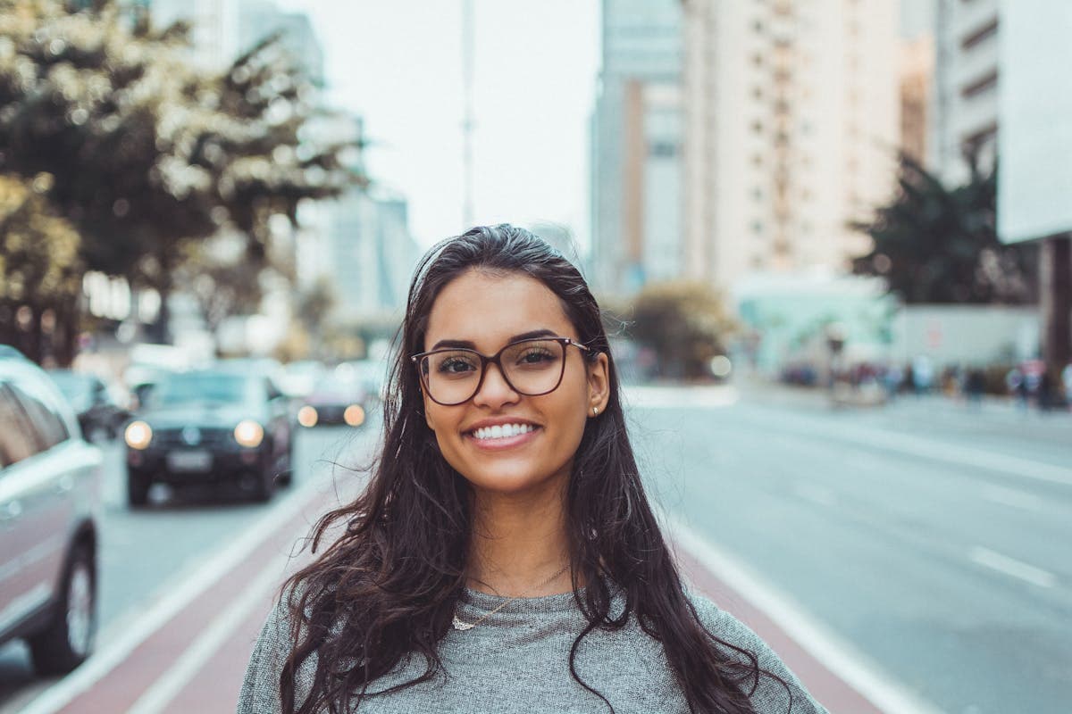 Portrait-style photography portfolio scene